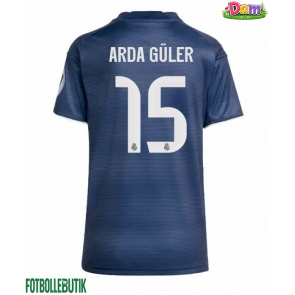 Real Madrid Arda Guler #15 Bortatröja Kvinnor 2025-26 Kortärmad